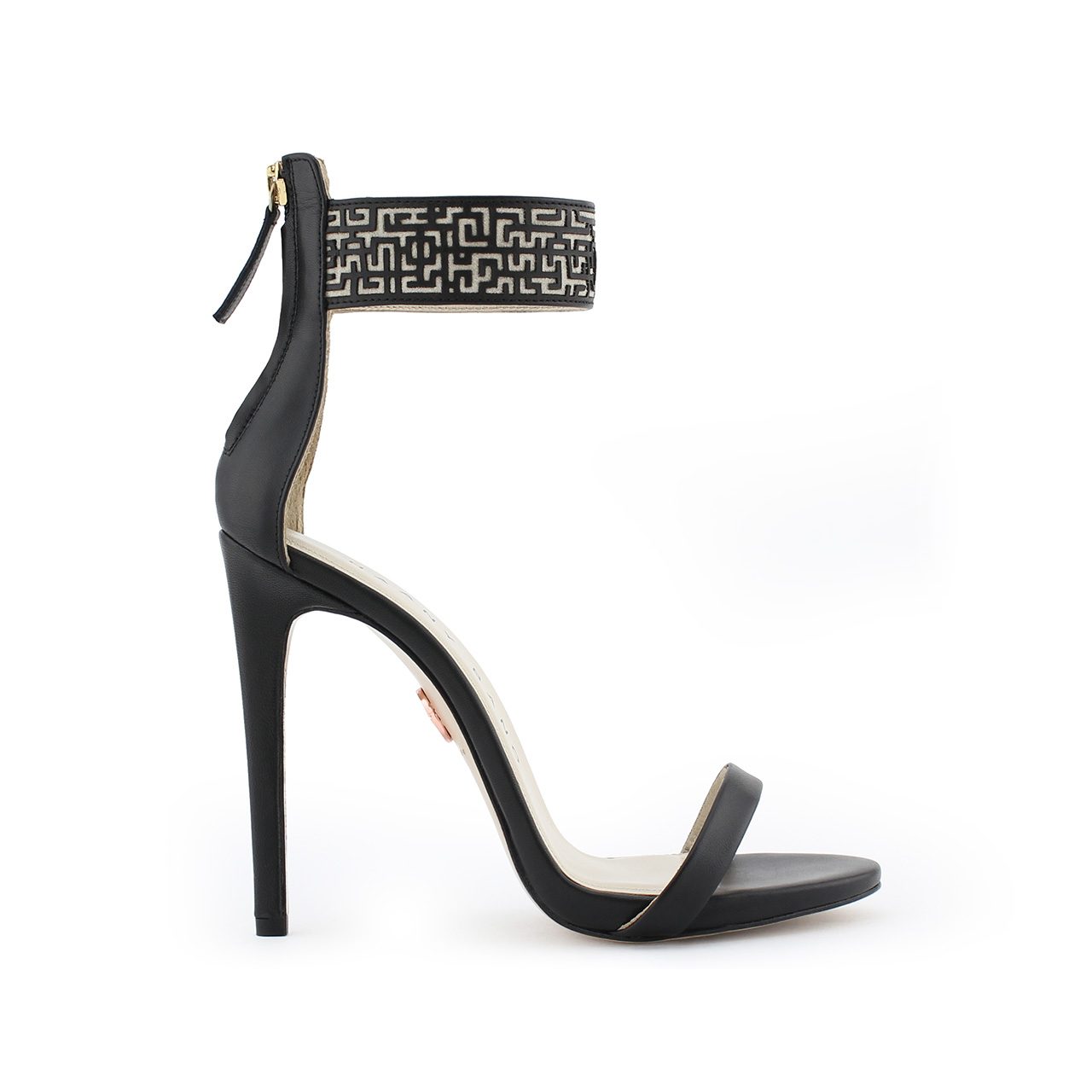 Xeneta Stiletto Sandals Black Main